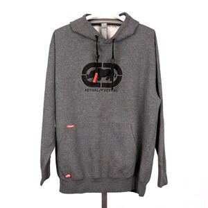 Vintage Ecko Unltd Heavyweight Baggy Streetwear Hoodie 2XL Rhino Actual Factual